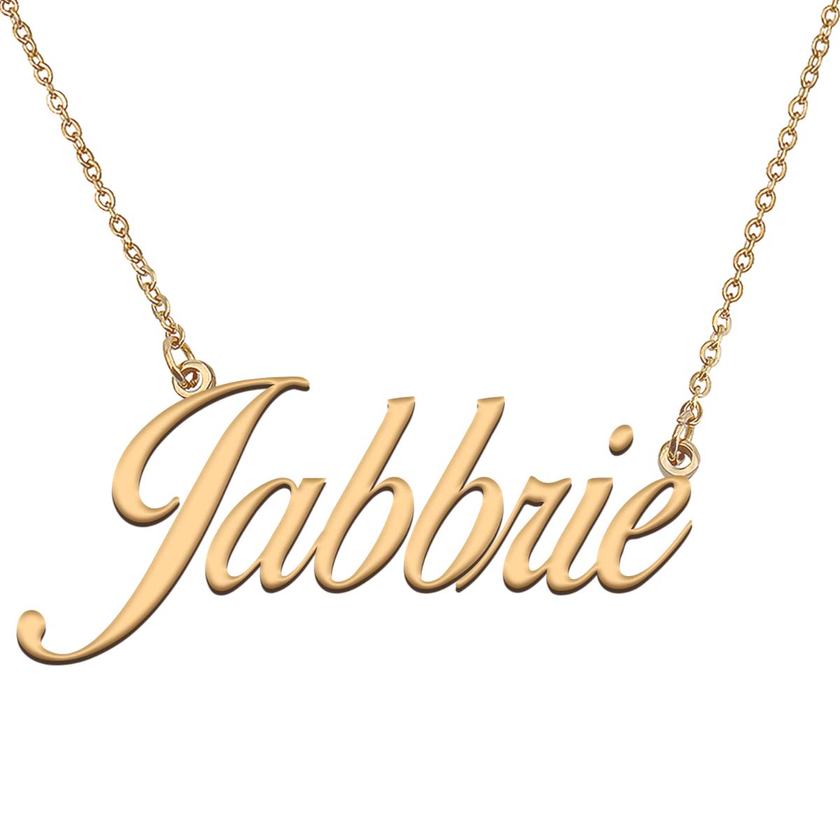 HUAN XUN Customized Custom Simple Any Name Necklace