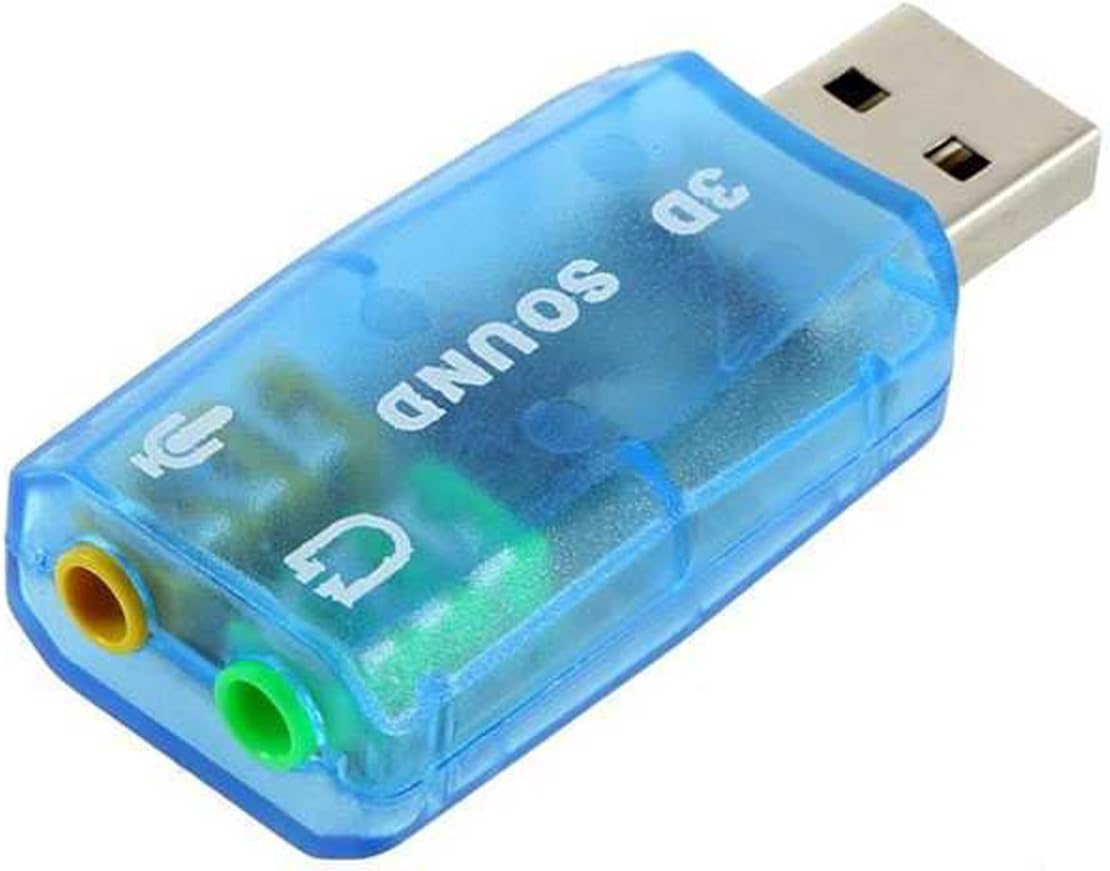 ZLMC USB Carte Son Externe To 3.5mm Mic/Headphone Jack Stereo Headset Audio 3D Adapter 5.1 Sound Card