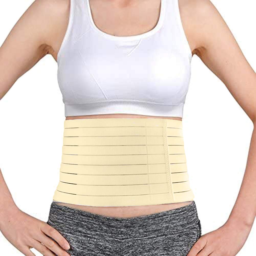 TODDOBRA Lumbar Support Hernia Belt Premium Panel Abdominal Elastic Binder - - Universal Postpartum Post-Operative Post-Surgery Wrap/Lower for Men and Women (XL 39-43")