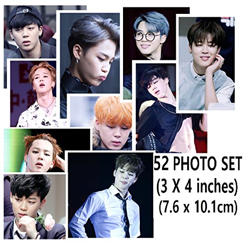 Bts jimin solo - photo set 52pcs (3 x 4 inches) + soltr…