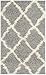 SAFAVIEH Dallas Shag Collection Accent Rug - 4' x 6', Grey & Ivory, Trellis Design, Non-Shedding & Easy Care, 1.5-inch Thick Ideal for High Traffic Areas in Entryway, Living Room, Bedroom (SGD257G)