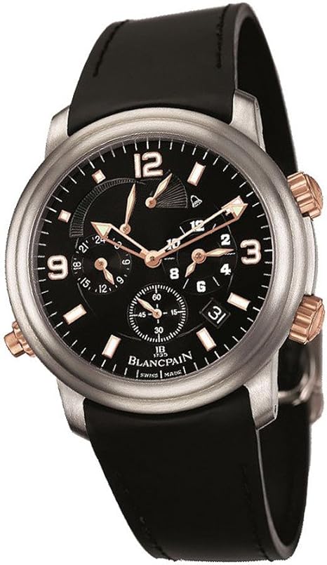 Blancpain Men's 2041.12A30.64B Leman GMT Alarm Watch