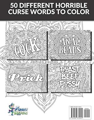 Pocket Rocket Adult Swear Coloring Book Double Issue With 100 Coloring Pages Really Vulgar And Really Bad Cuss Words You Can T Repeat Publishing Funnyreign Amazon Com Au Books
