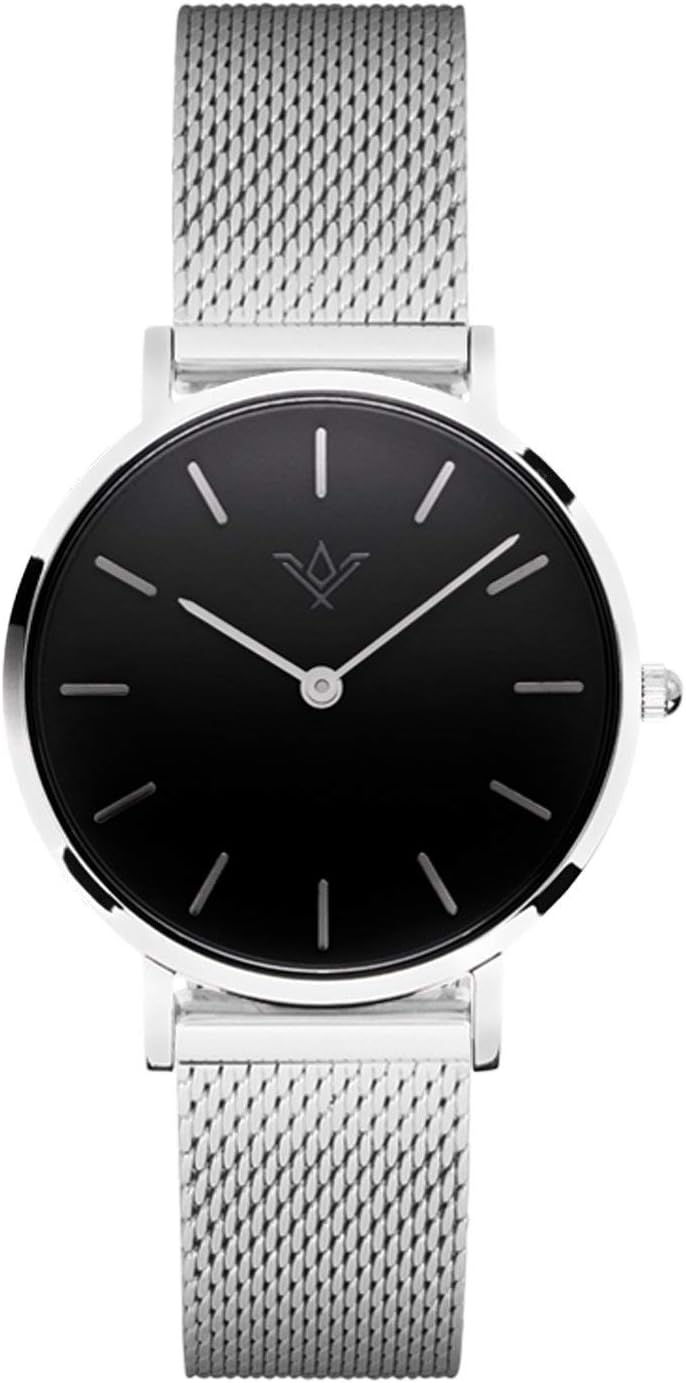SlideBelts Brig Taylor Classic Womens Watches - 32 MM Analog Watch with Mesh or Leather Band