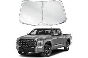 OMOCYRA Car Window Sun Shade Front Windshield Custom Fit Compatible with Toyota Tundra New 2024 2023 2022 Limited SR5 Platinum TRD Pro Pickup 2024 2023 2022 Sunshade Cover Window Sun Visor Protector