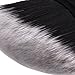 MAANG 3PCS/Set Rose Gold Fish Scale Makeup Brush Fishtail Bottom Brush Powder Blush Makeup Cosmetic Brush (Black)