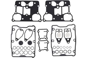 Amhousejoy Gasket Rocker Box Gasket Kit Fit for Harley Davidson Twin Cam C9588 1999-2017
