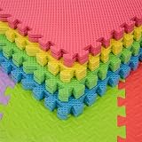 Vivo Technologies Interlocking Foam Play Mat 18 Pack 9mm EVA Multi Colour view 2