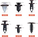 Preciva 155pcs Car Retainer Clips Kit 6 Sizes Nylon Bumper Door Panel view 4