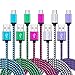 Android Charger Cable, FiveBox 5-Pack 6ft Micro USB Cable Cord Braided Fast Charging Phone Charger for Samsung Galaxy J3 J7 S6 S7 Edge, Tablet, LG stylo 2/3 LG G3 G4 K30 K20 Plus, Kindle Fire 7 8 10 primary