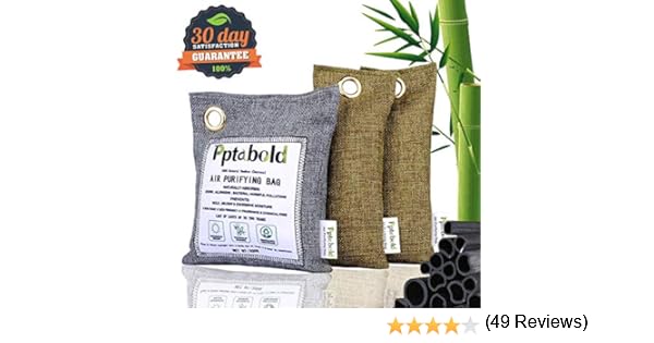 Ambientador Natural y Purificación de Aire 3 Pack,Bambú Activado ...