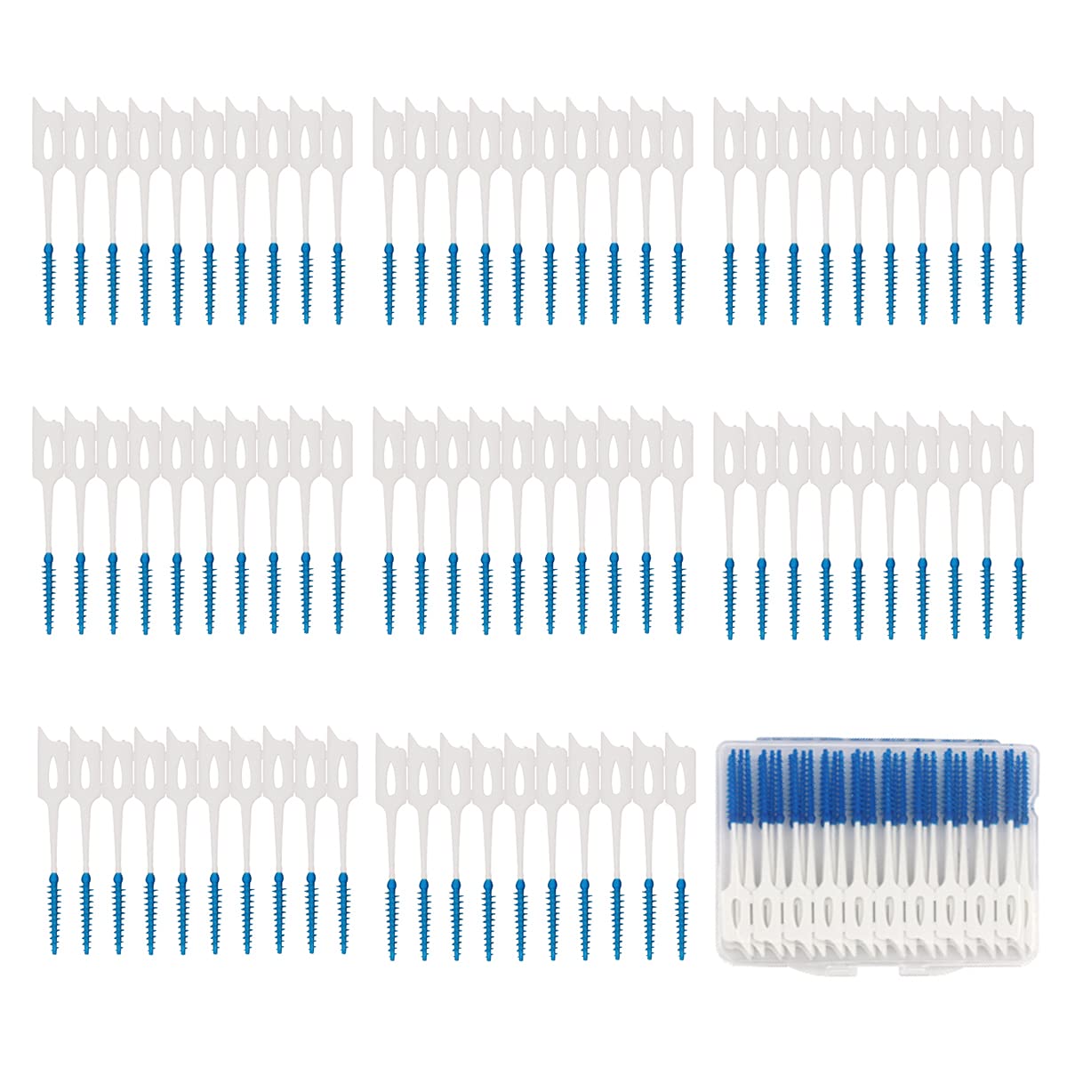 120 Pcs Disposable Interdental Brush Braces Cleaning Brush - Toothpick Dental Tooth Cleaning Tool for Oral Deep Clean Health Care…