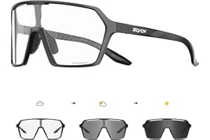 SCVCN Photochromic Cycling Glasses Sport Sunglasses Clear MTB Men Women BMX Running Driving