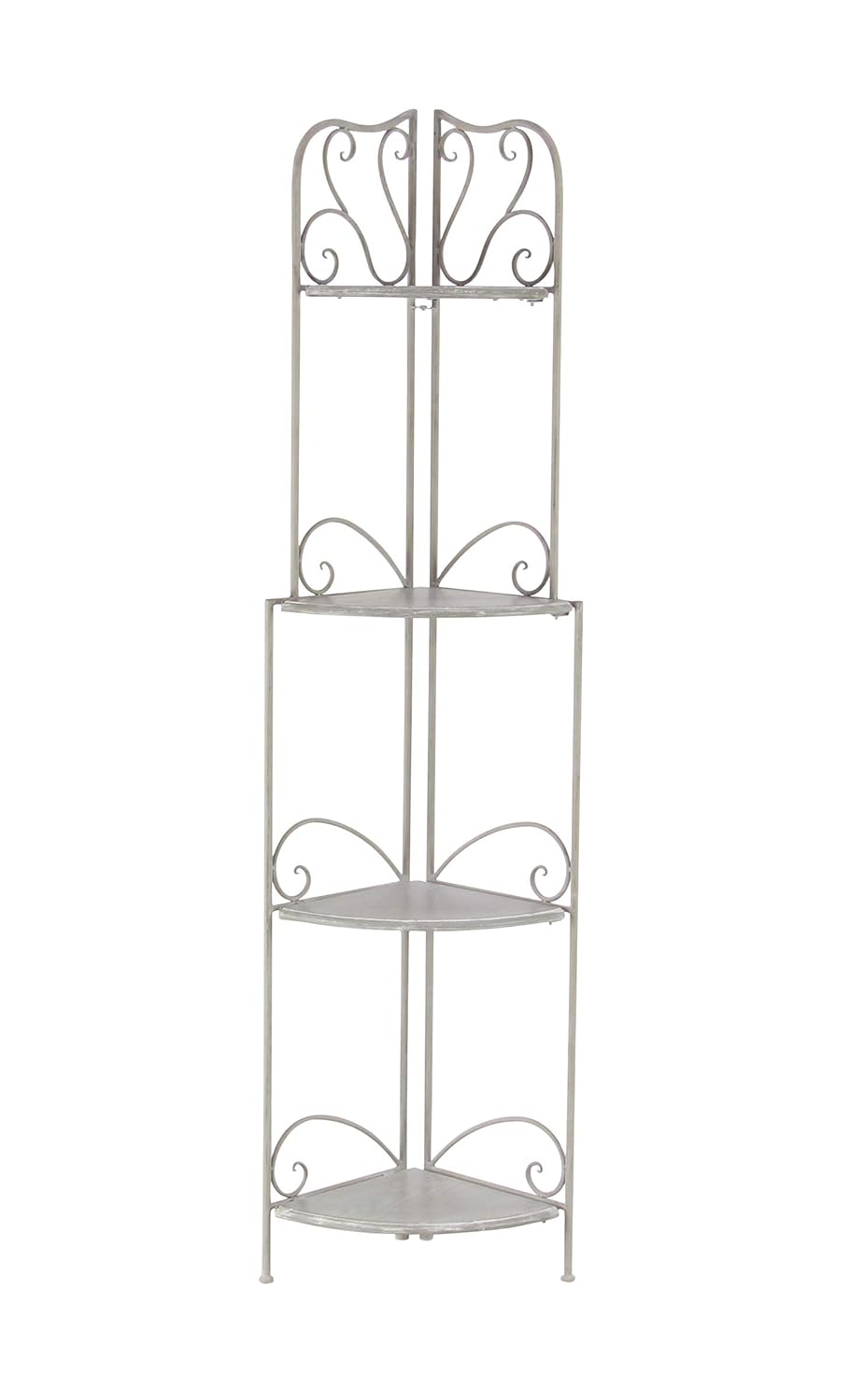 Brand Outlet Deco 79 Shelves Large Gray Home Kitchen Sale Outlet Planjuarez Org