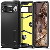 Spigen Tough Armor Designed for Pixel 8 Pro Case (2023) [Kickstand] [Military-Grade Protection] - Black