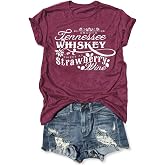Smooth As Tennessee Women Vintage Country Shirts Nashville Country Concert T Shirt Summer Casual Retro Graphic Tees Top