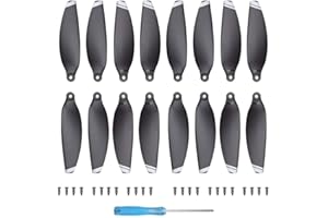 VEALONO 16Pcs Mini 2 Propellers Replacement Low-Noise and Quick-Release Blades Props Compatible with DJI Mini 2 / Mini SE/Mini 2 SE/Mini 4K Drone, Silver