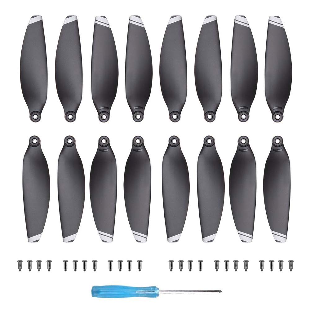 Photo 1 of 16Pcs Mini 2 Propellers Replacement Low-Noise and Quick-Release Blades Props Compatible with DJI Mini 2 / Mini SE/Mini 2 SE/Mini 4K Drone, Silver