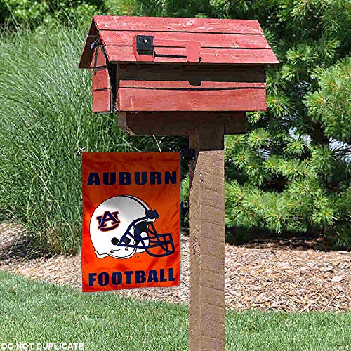 College Flags and Banners Co. Auburn Tigers Football Helmet Garden Flag