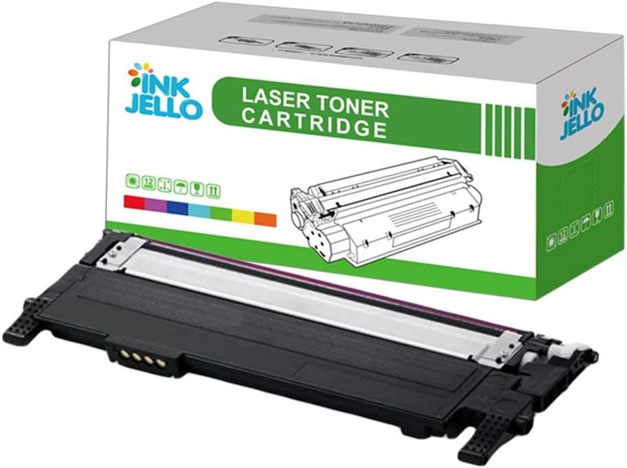 InkJello Compatible Toner Cartridge Replacement for Samsung CLP-360 CLP-365 CLP-365W CLX-3300 CLX-3305 CLX-3305FN CLX-3305FW CLX-3305W Xpress SL-C410W SL-C460FW SL-C460W CLT-M406S (Magenta)