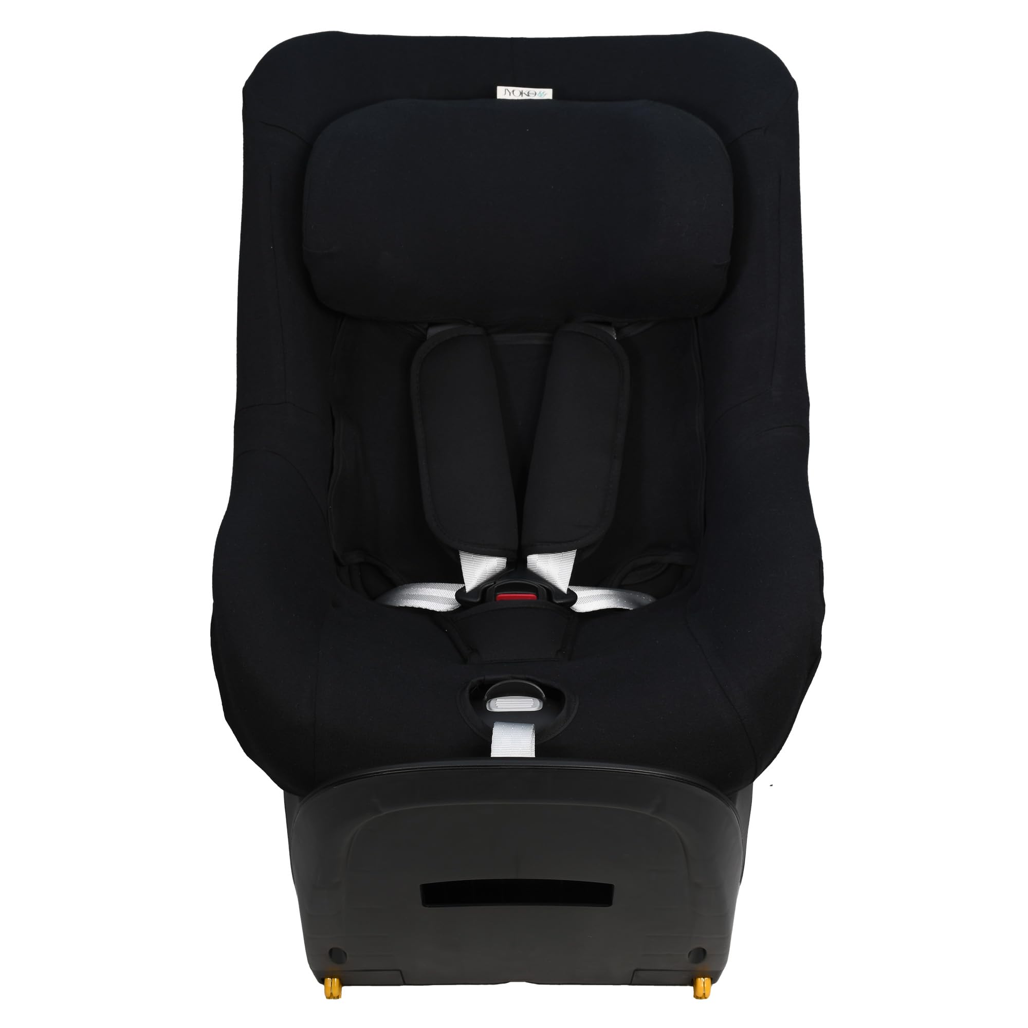 JYOKO KIDS Baby car seat cover liner made cotton compatible with Maxi Cosi Mica Eco I-Size (Black Series)