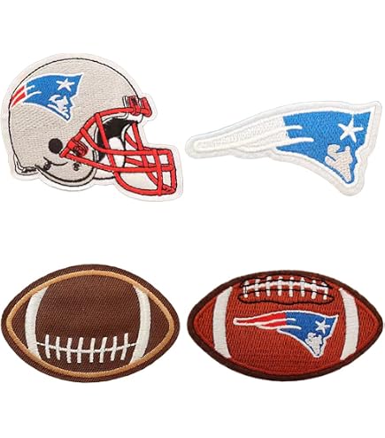 Deokdam 7 Pcs Ball Games Embroidered Patches - Iron On Or Sew On, For Jackets, Backpacks, Jeans