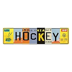 HOCKEY Vintage Metal Tin Sign, Street Sign, Home