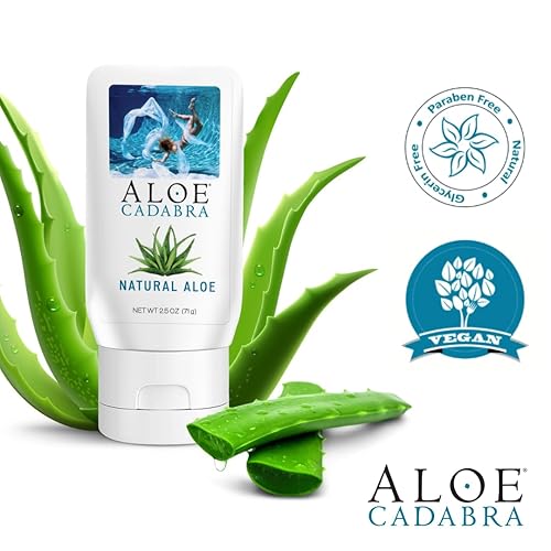 Aloe Cadabra Natural Water Based Personal Lubricant and Vaginal  Moisturizer, Organic Aloe Lube, Non-Staining, pH Balanced (Unscented 2.5  Oz, 3 Pack) in Saudi Arabia | Whizz Lubricants
