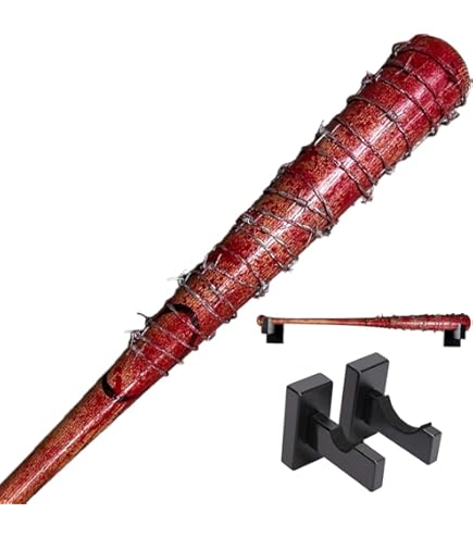 Amazon.com : Lucille Bat + Wall Mount | Walking Dead Lucille Negan