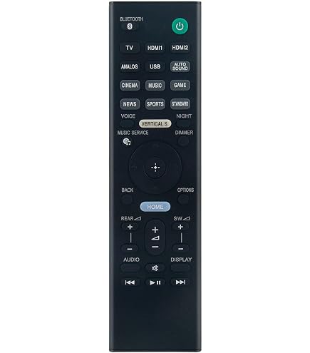 Replacement RM-YD092 Remote Control For Sony TV - Fits KDL-32R400A, KDL-40R450A, 46R453A