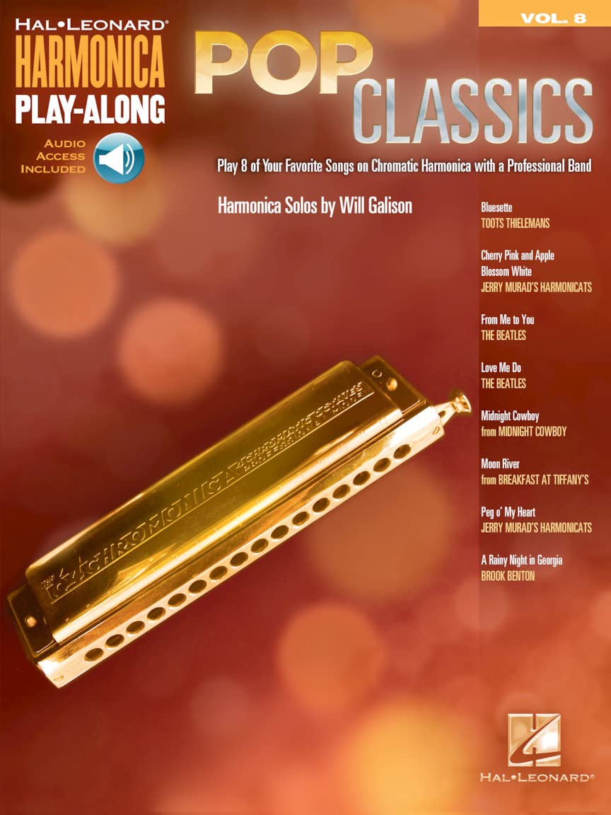 Pop Classics: Harmonica Play-Along Volume 8 (Hal Leonard Harmonica Play-along)