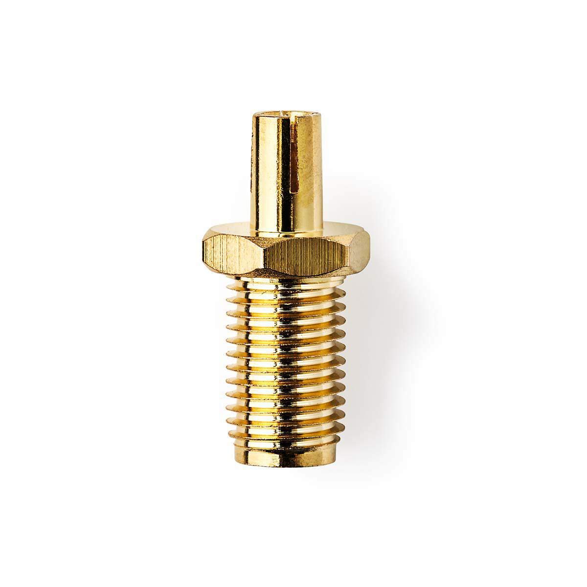 Nedis SMA Adaptor, TS9 to SMA Female Connector, 24k Gold Plated Contacts, PTFE Insulation, 2 Pcs