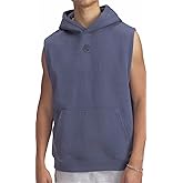 Men's Curry Sleeveless Hoodie in Vintage Style by UnderArmour