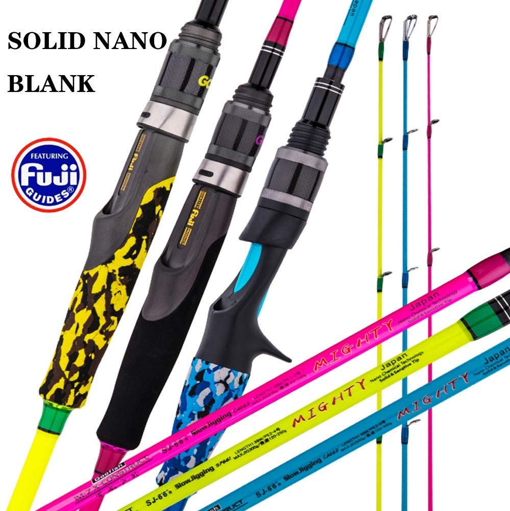 Buy GOOFISH Solid Nano Blank Slow Pitch Jigging Rod Light Shore Jigging