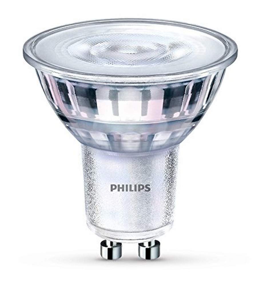 Philips LED Classic GU10 Dimmable Glass Spot Light, Halogen Replacement, 5.5 W (50 W)