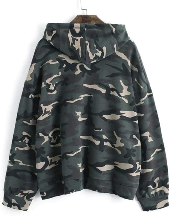 oversized camo hoodie womens