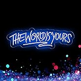 The World Is Yours Neon Sign for Wall Decor USB Power Dimmable LED Light Signs for Bedroom Game Room Mens Cave Beer Bar Wedding Birthday Empowering Party Letters Neon Light Up Sign For Office Graduation Birthday Gift for Women Man Teens