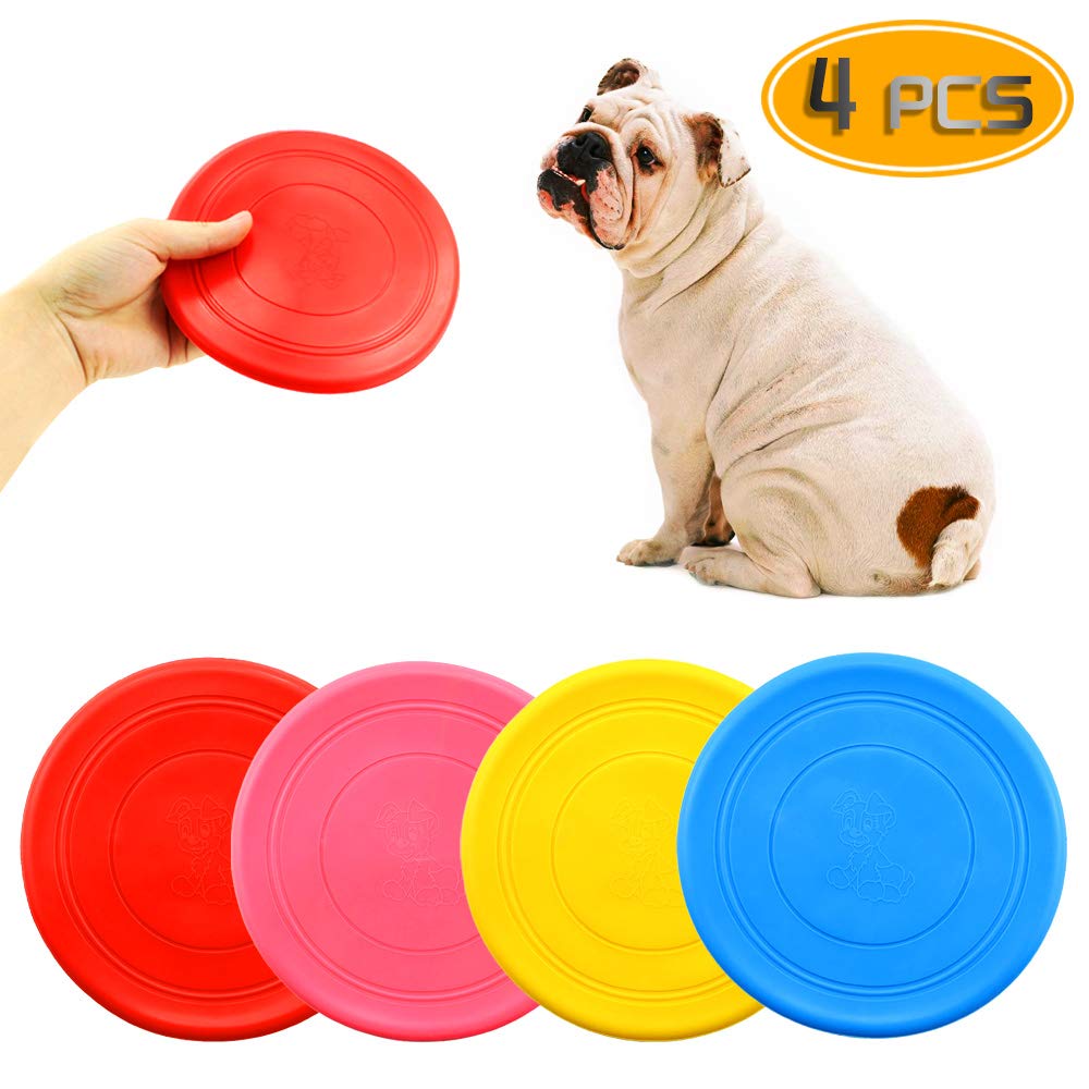 silicone dog frisbee