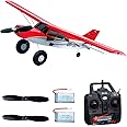 FLYCOLOR QIDI-560 M7 Off-Road Aircraft 3D RC Plane One-Key Hanging Stunt Fixed Wing with Wind Resistant Flight Control for Beginner and Experienced Ready to Fly RTF(Red)