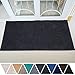 DEARTOWN Chenille Shaggy Bath Rug Mat, Luxury Soft Microfibers Bath Mat with Non-Slip TPR Backing, Super Absorbent and Thick, Machine Washable Bath Mats for Bathroom