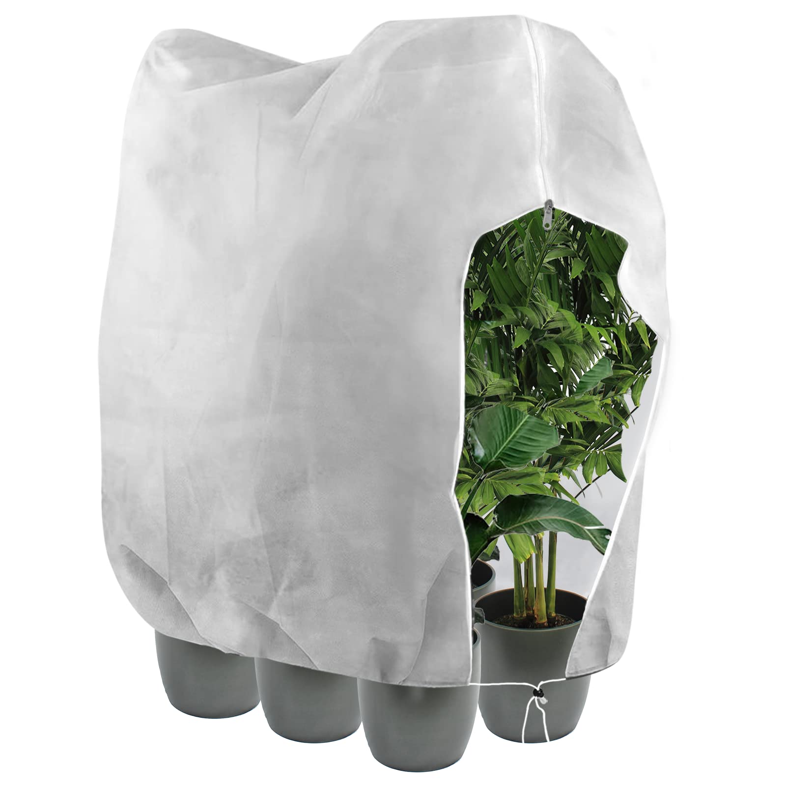 SOARFLY Winter Protection for Plants, Frost Protection, Plant Covers as Winter Protection, Breathable, Tear-Resistant, Reusable, Plant Cover, Frost Protection, Fleece (200 x 240 cm, 60