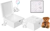 RSW Hugs & Kisses Wooden Memories Keepsake Box view 4