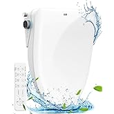 iliD Bidet Seat, Toilet Seat, Electric Elongated Ecoseat with Four Cleaning Modes, Adjustable Angle and Pressure, Remote Control, Slow Close Lid, Easy Installation, 2 Year Warranty