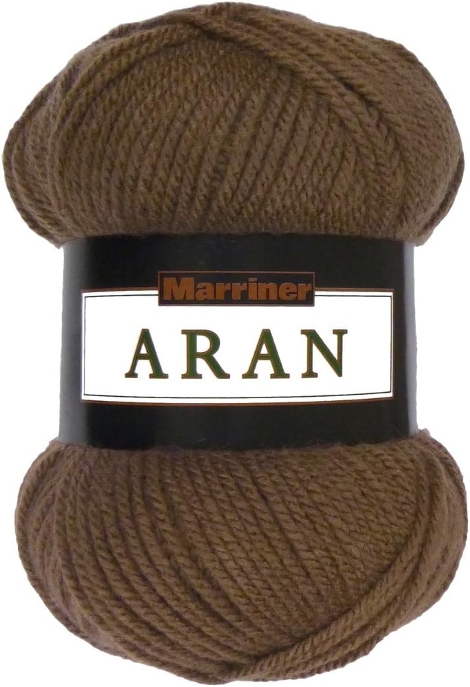 Marriner Aran 100g 100 Acrylic Knitting Yarn/Wool (Mink, Single Ball
