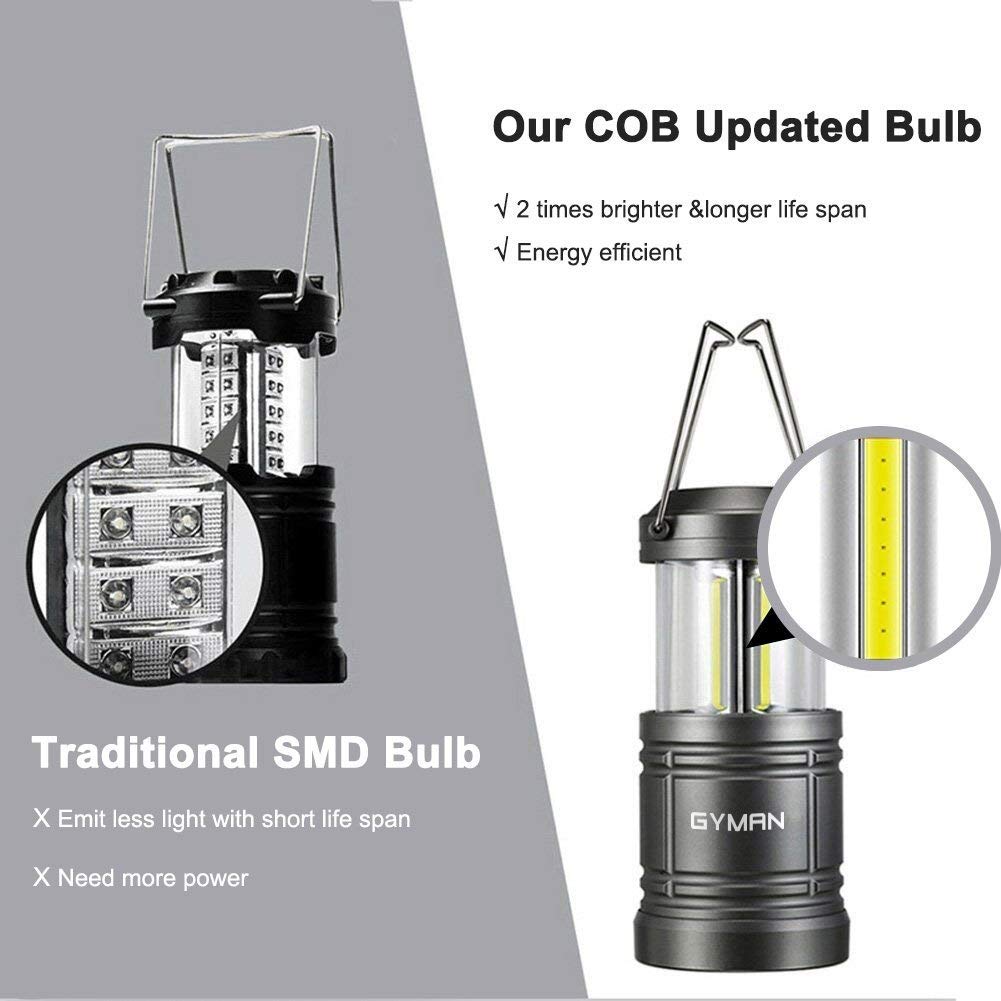 Camping Lantern-2 Pack Swiftrans Portable LED Lantern Flashlights Camping Hand Held Flashlights, Camping Equipment for Survival, Emergence, Outdoor Hiking, Hurricanes, Storms, Outages