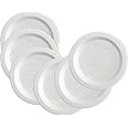 Weck Jar Keep Fresh Plastic Lids, 6 PACK (Small = 60mm). Fits models 080, 755, 760, 762, 902, 763, 764, 766, 905, 975, 995