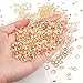OurWarm 1000 Diamond Table Confetti Wedding Banquet Favor Acrylic Crystal Beads Vase Beads Craft Jewels Bridal Shower Party Decor 1 Carat / 6.5mm Gold
