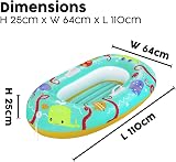 Bestway Junior Sea Creature Pool Raft for Kids 1.19m x 76cm view 3