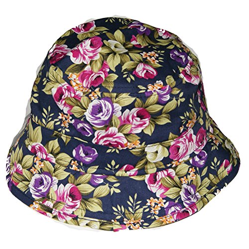 new era floral bucket hat