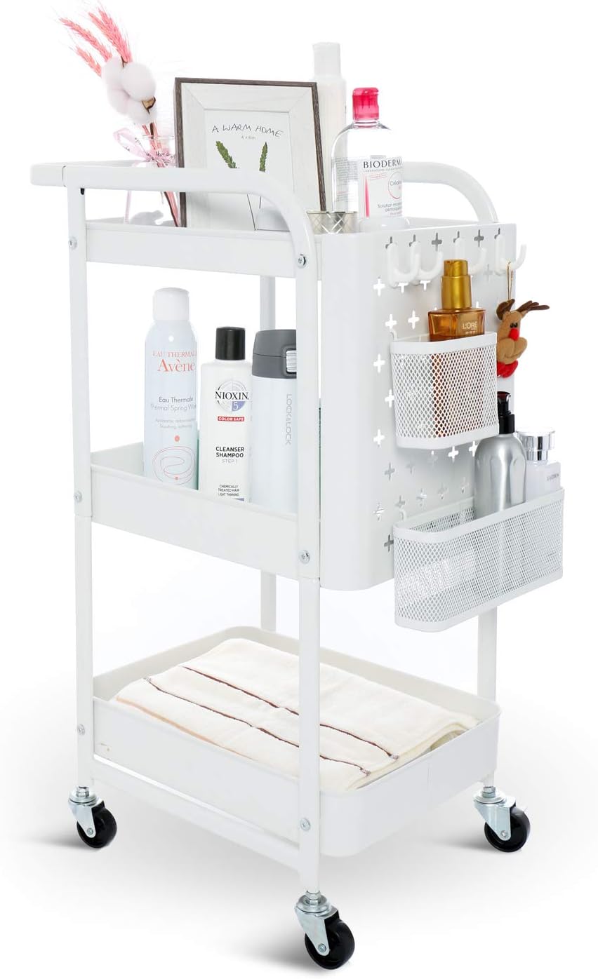 Amazon Com Yourlite 3 Tier Metal Storage Utility Cart With